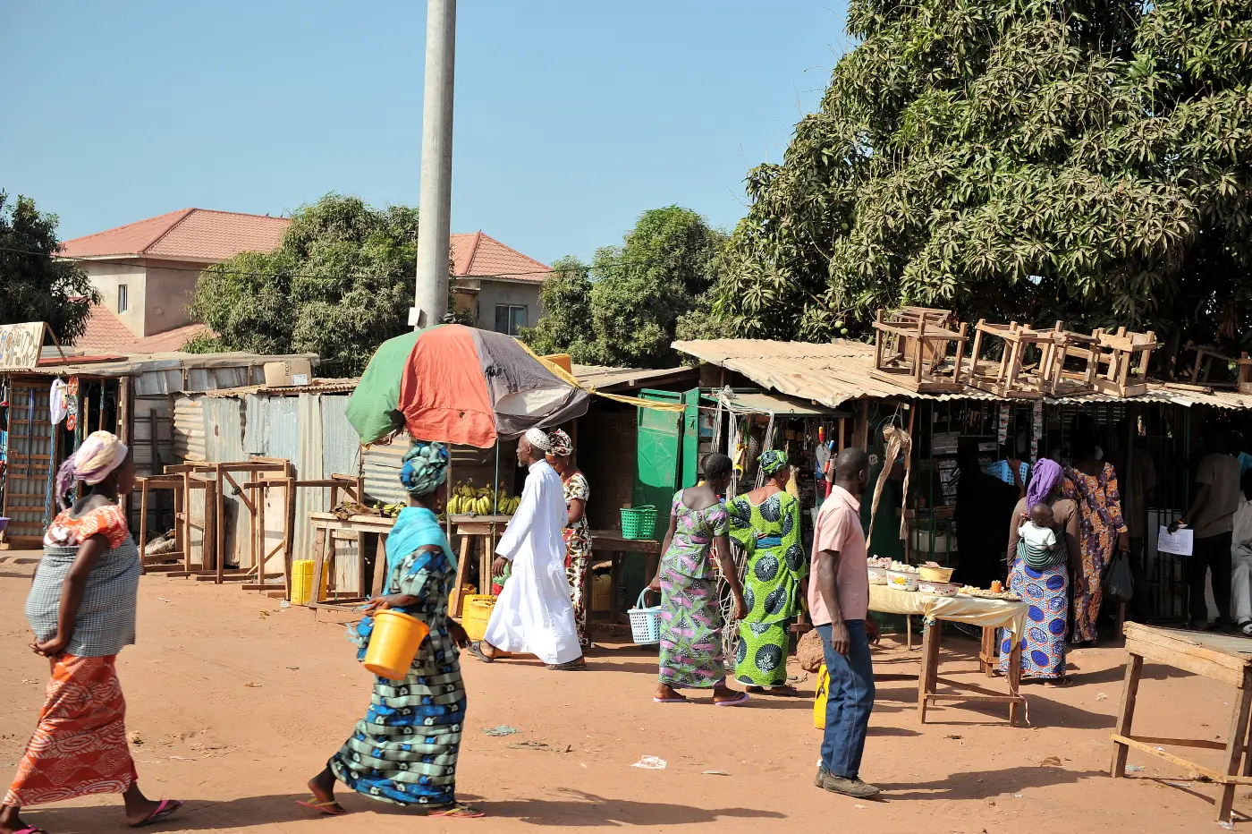 Markt in Gambia