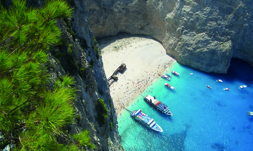 Navagio Beach op Zakynthos