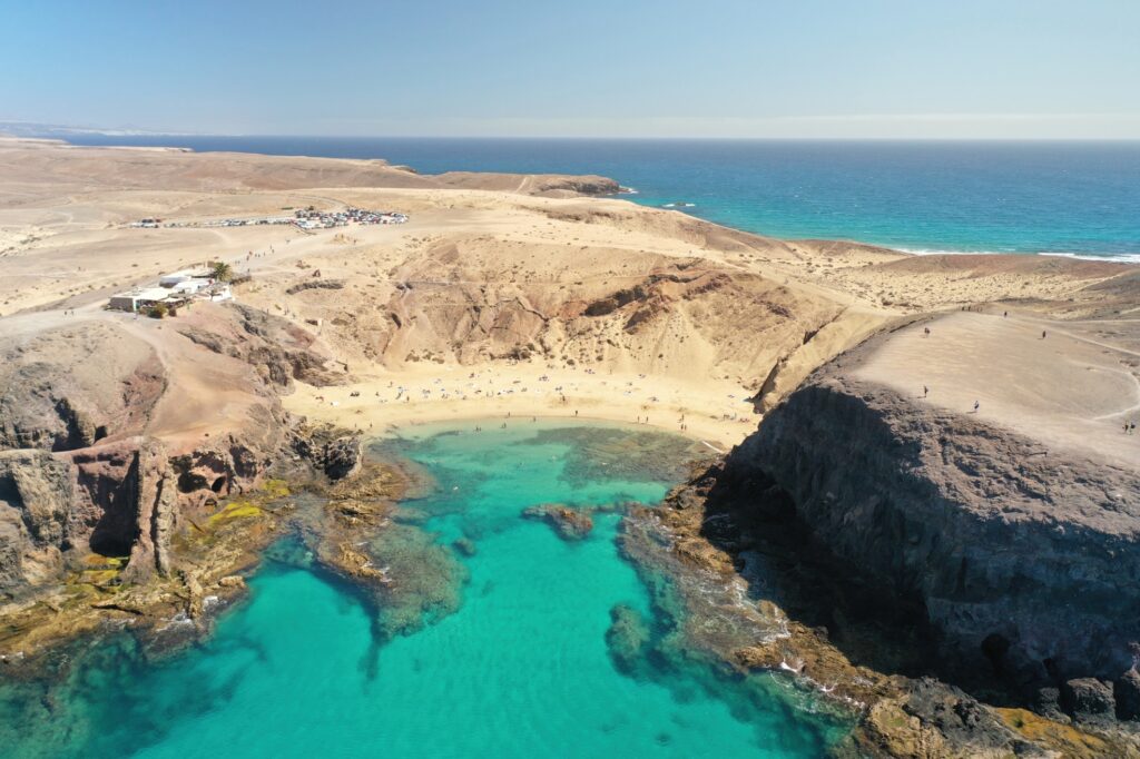 Playa de Papagayo, nabij Playa Blanca