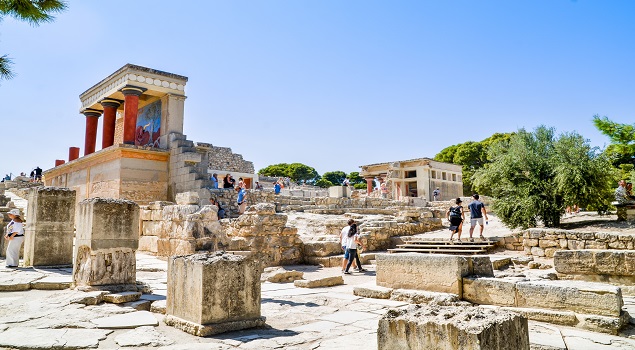 Knossos op Kreta