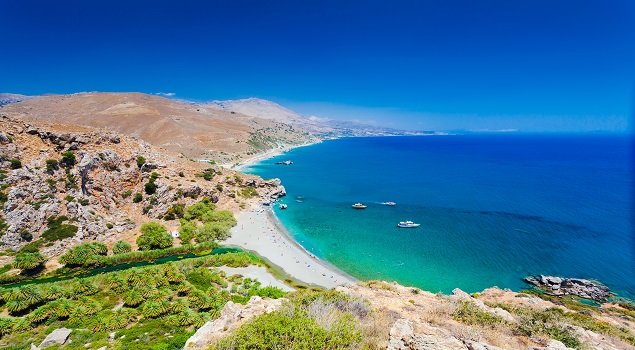 Preveli Beach op Kreta