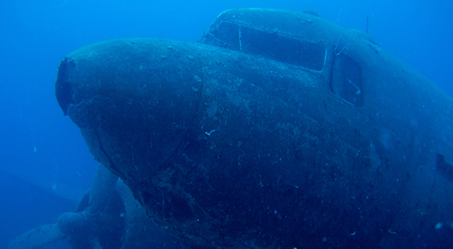 Duiken in Turkije - Dakota wrak in Kas