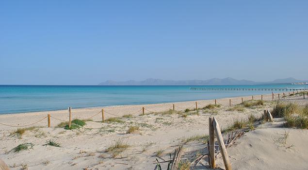 Mooiste stranden Mallorca - Playa de Muro