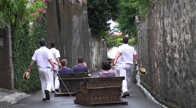 toboggan op Madeira