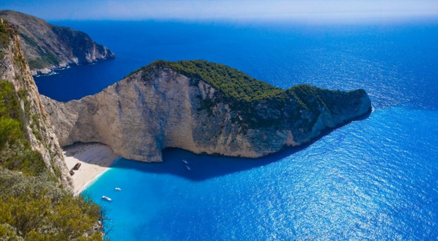 Navagio Beach op Zakynthos