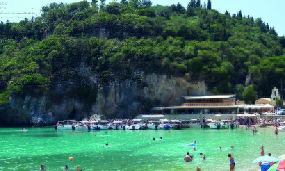Paleokastrista strand