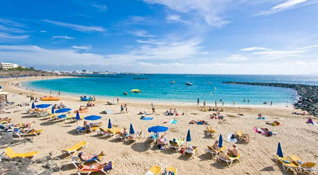 Playa Blanca op Lanzarote