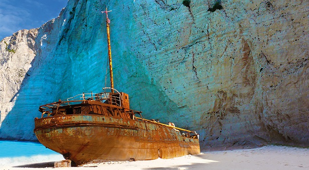 Scheepswrak Navagio Beach