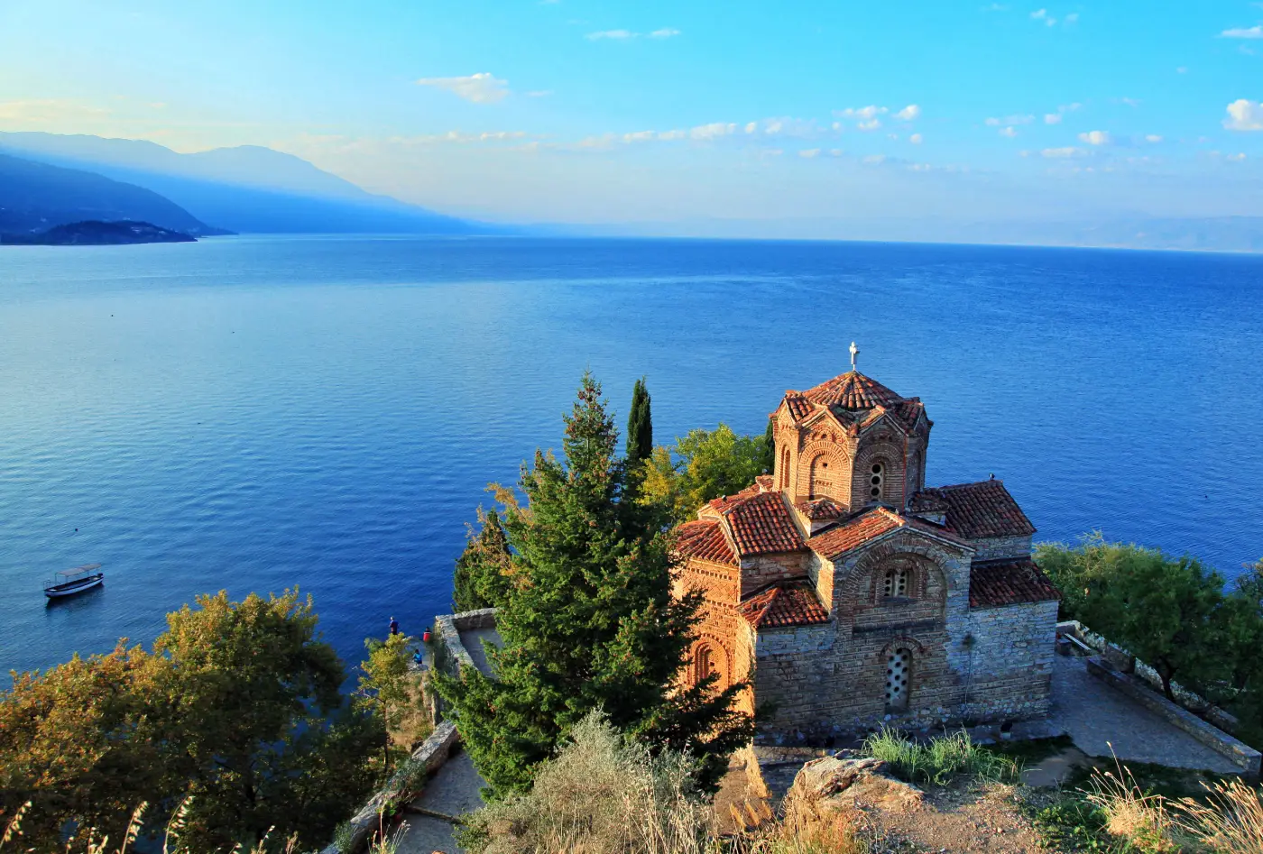 Jovan Kaneo kerk in Ohrid, Noord-Macedonië