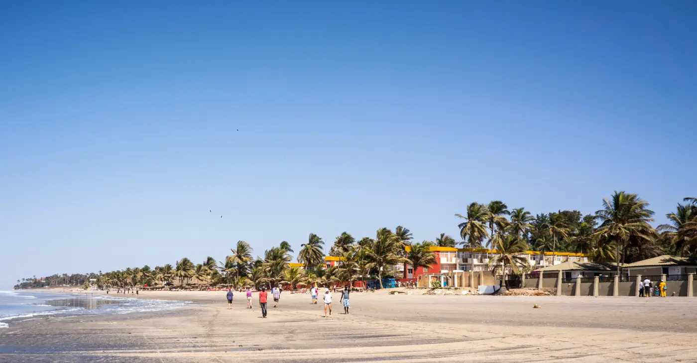 Heerlijk genieten aan het strand in Gambia in december