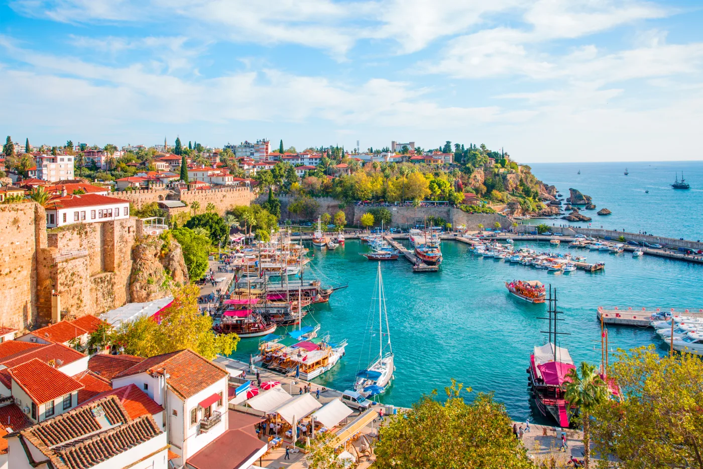 Oude haven van Antalya