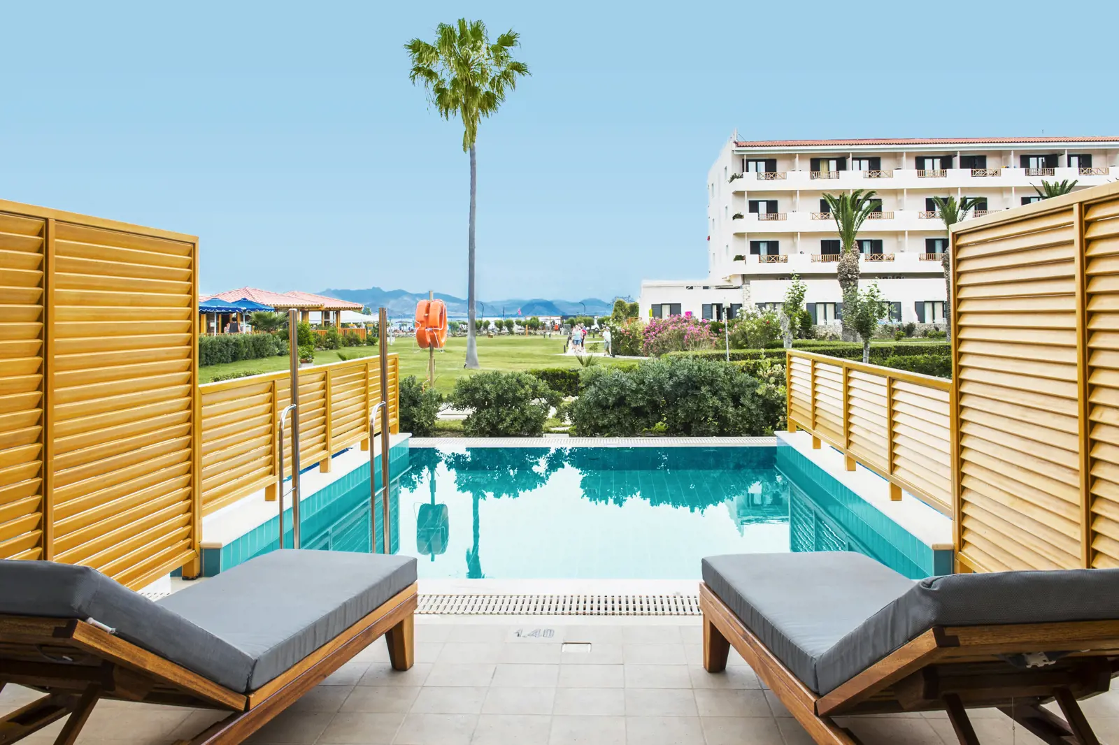 Prachtig uitzicht bij Mitsis Ramira Beach Hotel