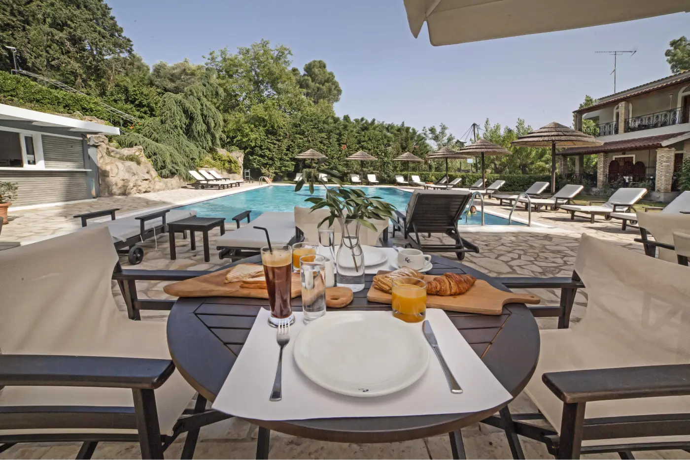 Corfu Club Aparthotel terras